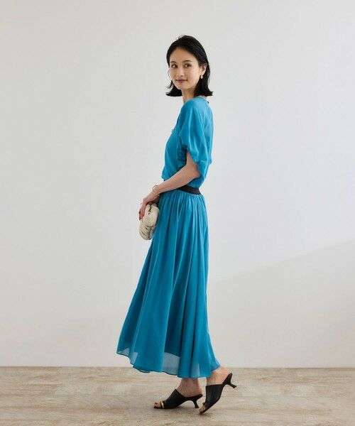 ROPE' / ロペ シャツ・ブラウス | 【洗える】コットンシルクブラウス/セットアップ対応 | 詳細2