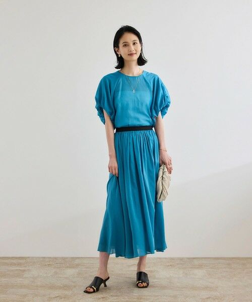 ROPE' / ロペ シャツ・ブラウス | 【洗える】コットンシルクブラウス/セットアップ対応 | 詳細3