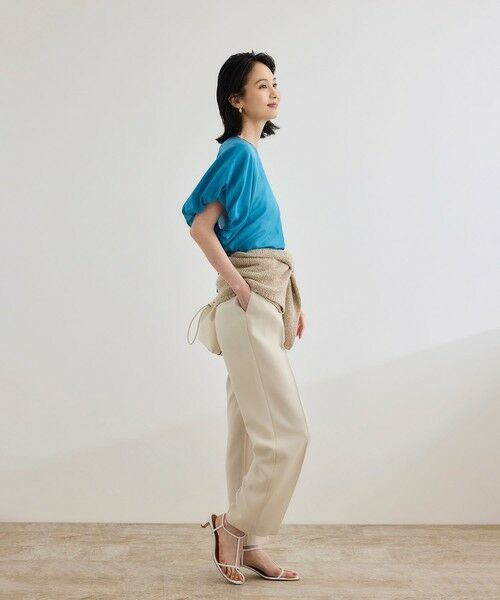 ROPE' / ロペ シャツ・ブラウス | 【洗える】コットンシルクブラウス/セットアップ対応 | 詳細7