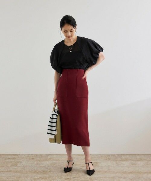 ROPE' / ロペ シャツ・ブラウス | 【洗える】コットンシルクブラウス/セットアップ対応 | 詳細8