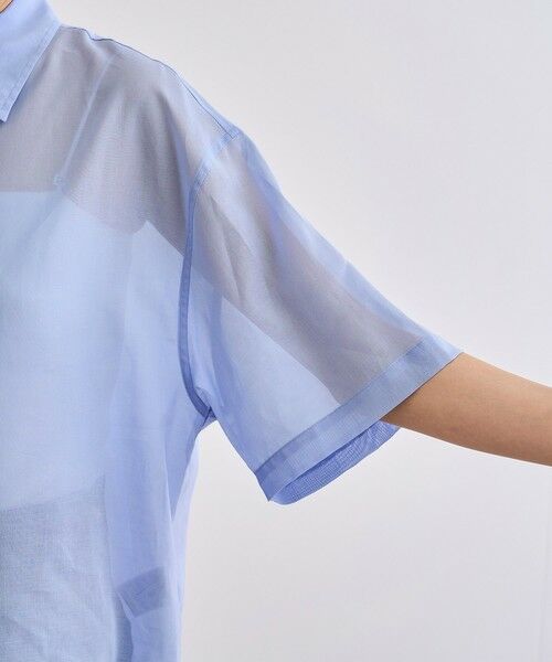 ROPE' / ロペ シャツ・ブラウス | 【洗える】コットンシアークロップドシャツ | 詳細18