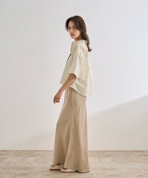 ROPE' / ロペ シャツ・ブラウス | 【洗える】コットンシアークロップドシャツ | 詳細25