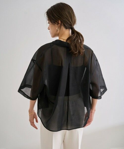 ROPE' / ロペ シャツ・ブラウス | 【洗える】コットンシアークロップドシャツ | 詳細29