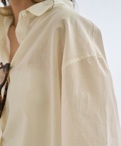 ROPE' / ロペ シャツ・ブラウス | 【洗える】コットンシアークロップドシャツ | 詳細6