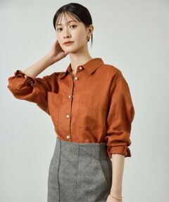 ROPE' / ロペ シャツ・ブラウス | ヨーロピアンリネンレギュラーシャツ/イージーケア