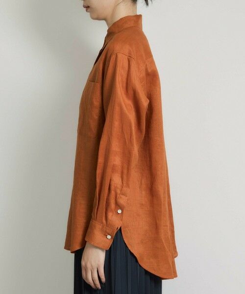ROPE' / ロペ シャツ・ブラウス | ヨーロピアンリネンレギュラーシャツ/イージーケア | 詳細12