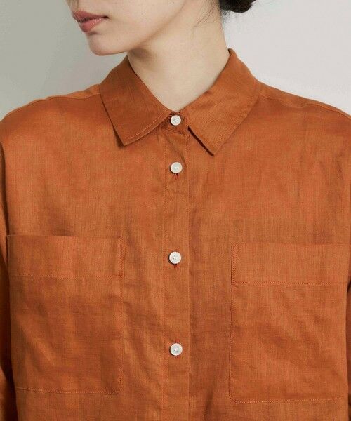 ROPE' / ロペ シャツ・ブラウス | ヨーロピアンリネンレギュラーシャツ/イージーケア | 詳細14