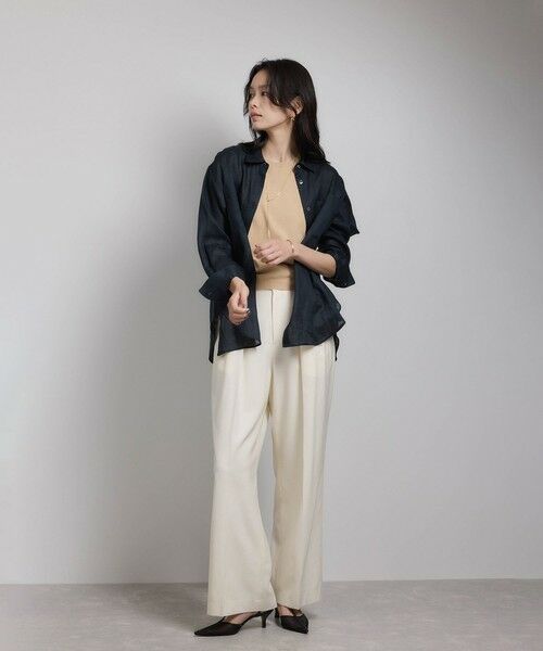 ROPE' / ロペ シャツ・ブラウス | ヨーロピアンリネンレギュラーシャツ/イージーケア | 詳細23