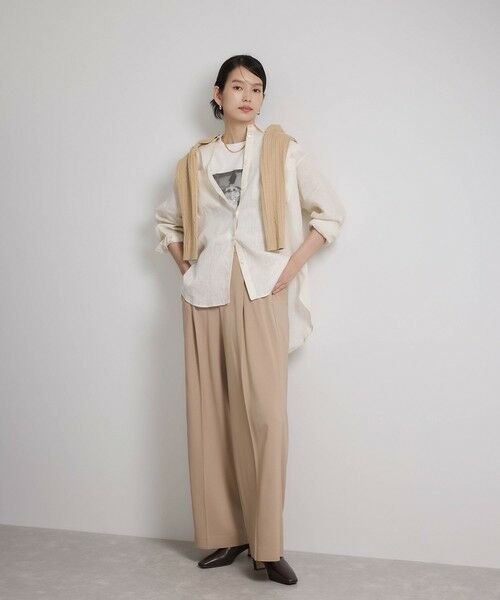 ROPE' / ロペ シャツ・ブラウス | ヨーロピアンリネンレギュラーシャツ/イージーケア | 詳細24