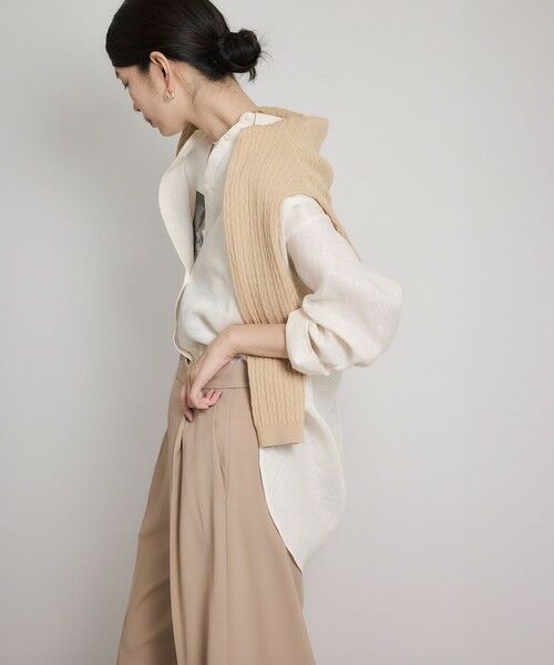 ROPE' / ロペ シャツ・ブラウス | ヨーロピアンリネンレギュラーシャツ/イージーケア | 詳細25