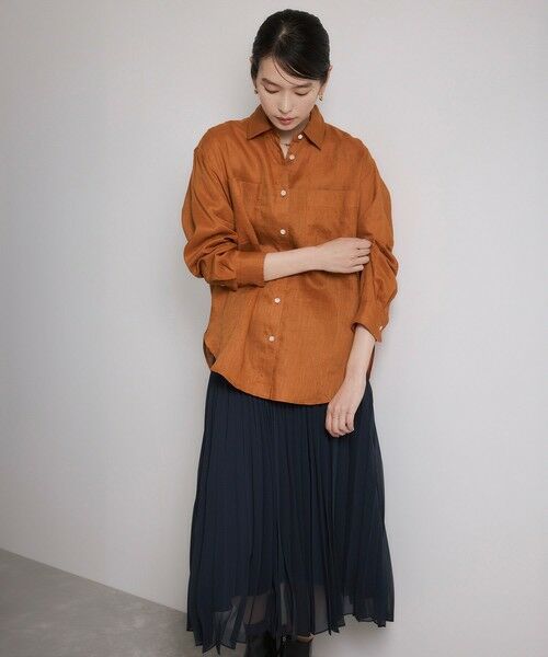 ROPE' / ロペ シャツ・ブラウス | ヨーロピアンリネンレギュラーシャツ/イージーケア | 詳細28