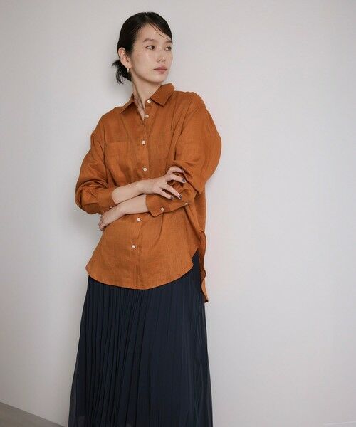 ROPE' / ロペ シャツ・ブラウス | ヨーロピアンリネンレギュラーシャツ/イージーケア | 詳細29