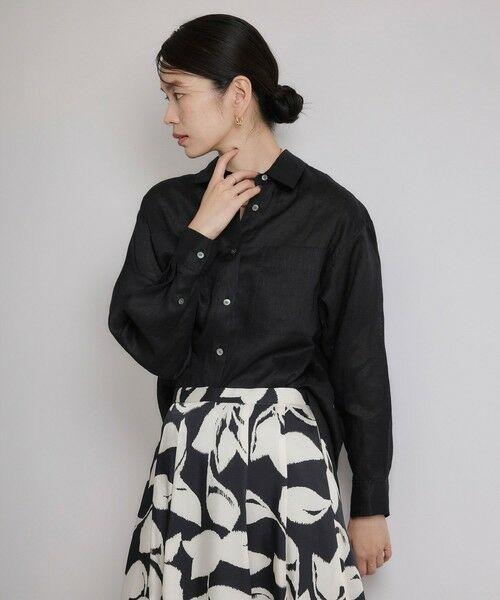 ROPE' / ロペ シャツ・ブラウス | ヨーロピアンリネンレギュラーシャツ/イージーケア | 詳細30