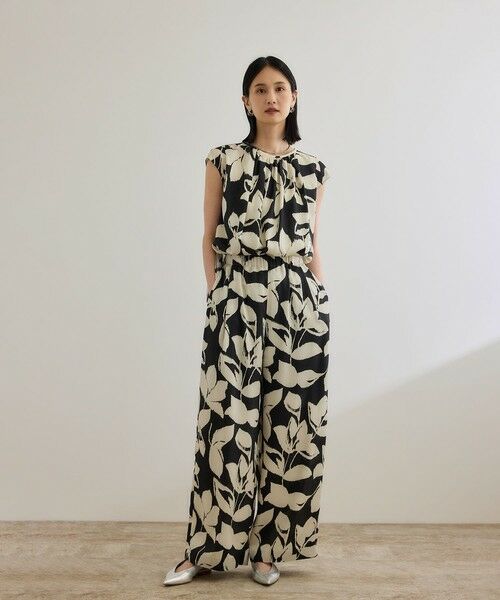 ROPE' / ロペ シャツ・ブラウス | DEVEAUXジオメトリックフラワーブラウス | 詳細1