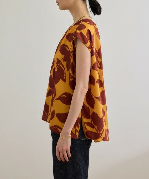 ROPE' / ロペ シャツ・ブラウス | DEVEAUXジオメトリックフラワーブラウス | 詳細11