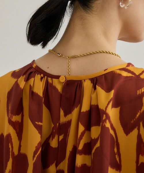 ROPE' / ロペ シャツ・ブラウス | DEVEAUXジオメトリックフラワーブラウス | 詳細13