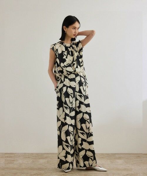 ROPE' / ロペ シャツ・ブラウス | DEVEAUXジオメトリックフラワーブラウス | 詳細2