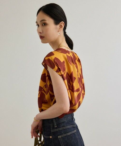 ROPE' / ロペ シャツ・ブラウス | DEVEAUXジオメトリックフラワーブラウス | 詳細20