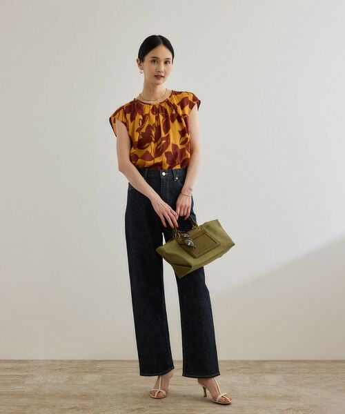 ROPE' / ロペ シャツ・ブラウス | DEVEAUXジオメトリックフラワーブラウス | 詳細23