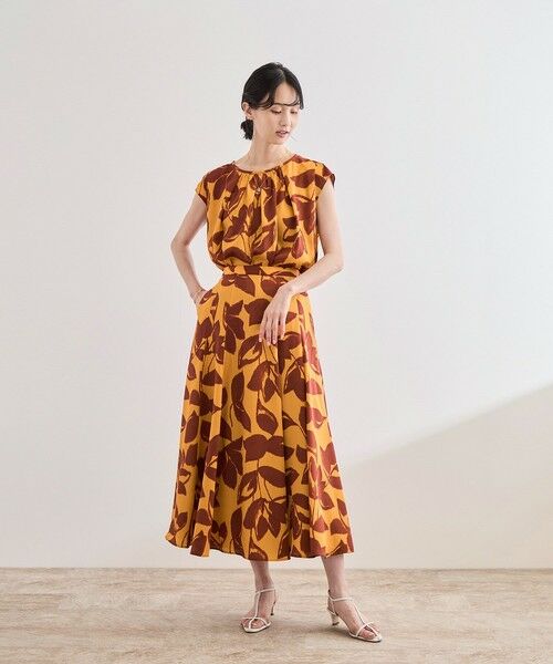 ROPE' / ロペ シャツ・ブラウス | DEVEAUXジオメトリックフラワーブラウス | 詳細4