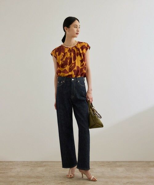 ROPE' / ロペ シャツ・ブラウス | DEVEAUXジオメトリックフラワーブラウス | 詳細6