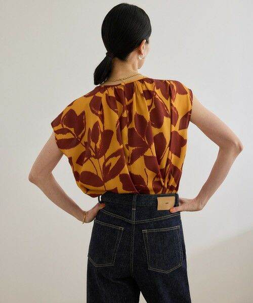 ROPE' / ロペ シャツ・ブラウス | DEVEAUXジオメトリックフラワーブラウス | 詳細8