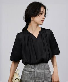 ROPE' / ロペ シャツ・ブラウス | 楊柳スキッパーブラウス/イージーケア