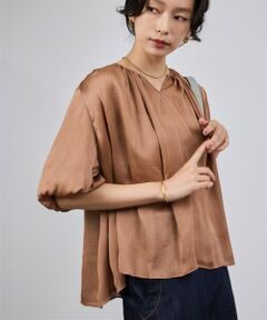 ROPE' / ロペ シャツ・ブラウス | 楊柳スキッパーブラウス/イージーケア