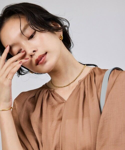 ROPE' / ロペ シャツ・ブラウス | 楊柳スキッパーブラウス/イージーケア | 詳細1