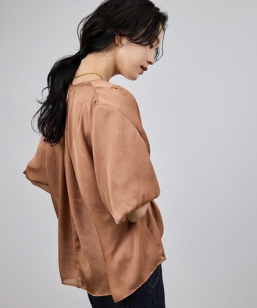 ROPE' / ロペ シャツ・ブラウス | 楊柳スキッパーブラウス/イージーケア | 詳細2