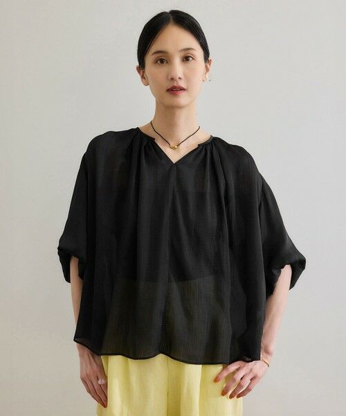 ROPE' / ロペ シャツ・ブラウス | 楊柳スキッパーブラウス/イージーケア | 詳細22