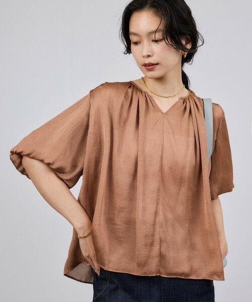 ROPE' / ロペ シャツ・ブラウス | 楊柳スキッパーブラウス/イージーケア | 詳細8