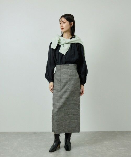 ROPE' / ロペ シャツ・ブラウス | キュプラシルクボリュームスリーブブラウス/イージーケア | 詳細10