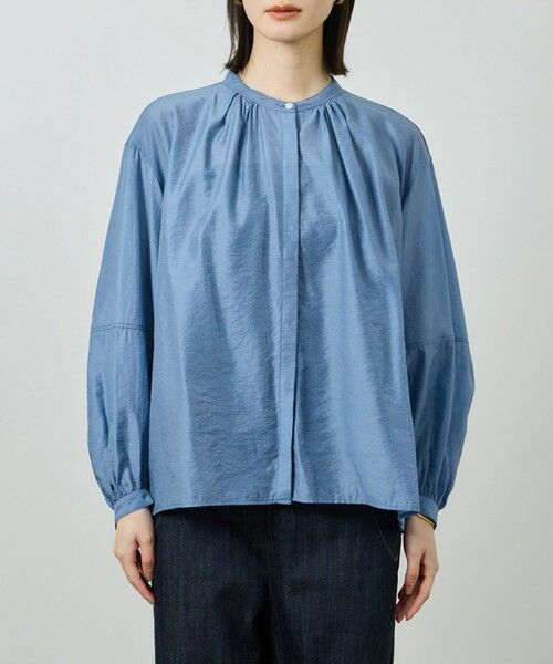 ROPE' / ロペ シャツ・ブラウス | キュプラシルクボリュームスリーブブラウス/イージーケア | 詳細12