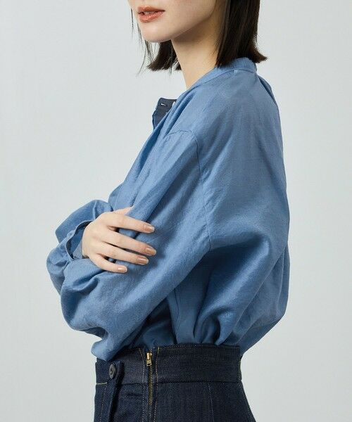 ROPE' / ロペ シャツ・ブラウス | キュプラシルクボリュームスリーブブラウス/イージーケア | 詳細2