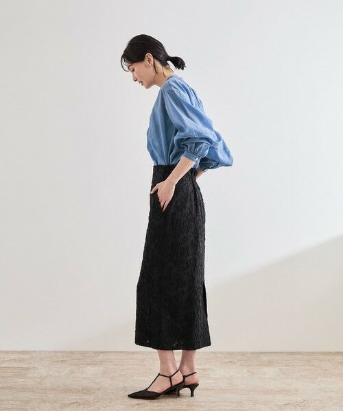 ROPE' / ロペ シャツ・ブラウス | キュプラシルクボリュームスリーブブラウス/イージーケア | 詳細23