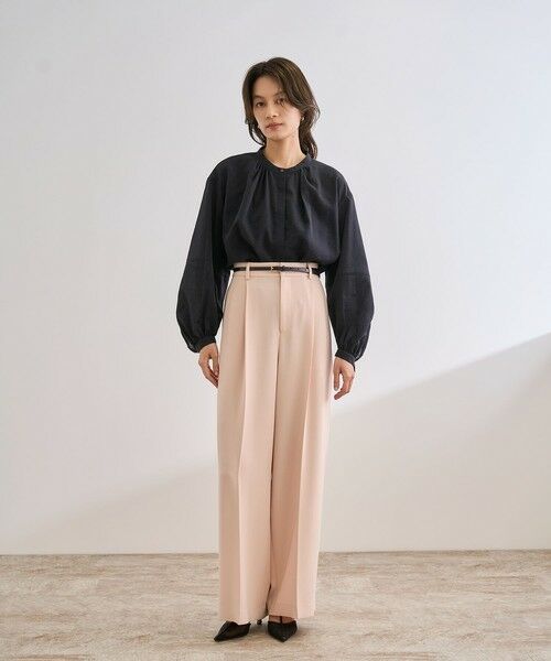 ROPE' / ロペ シャツ・ブラウス | キュプラシルクボリュームスリーブブラウス/イージーケア | 詳細25