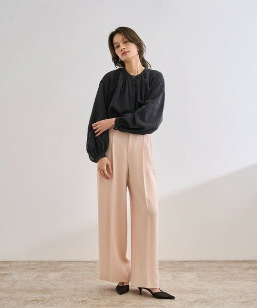 ROPE' / ロペ シャツ・ブラウス | キュプラシルクボリュームスリーブブラウス/イージーケア | 詳細26