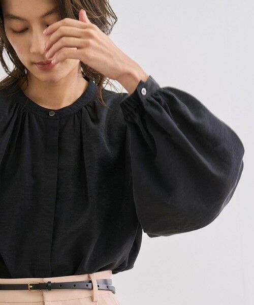 ROPE' / ロペ シャツ・ブラウス | キュプラシルクボリュームスリーブブラウス/イージーケア | 詳細27