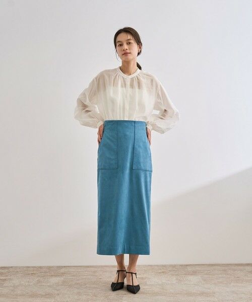 ROPE' / ロペ シャツ・ブラウス | キュプラシルクボリュームスリーブブラウス/イージーケア | 詳細28