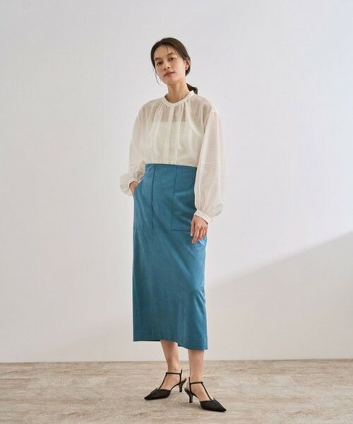 ROPE' / ロペ シャツ・ブラウス | キュプラシルクボリュームスリーブブラウス/イージーケア | 詳細29