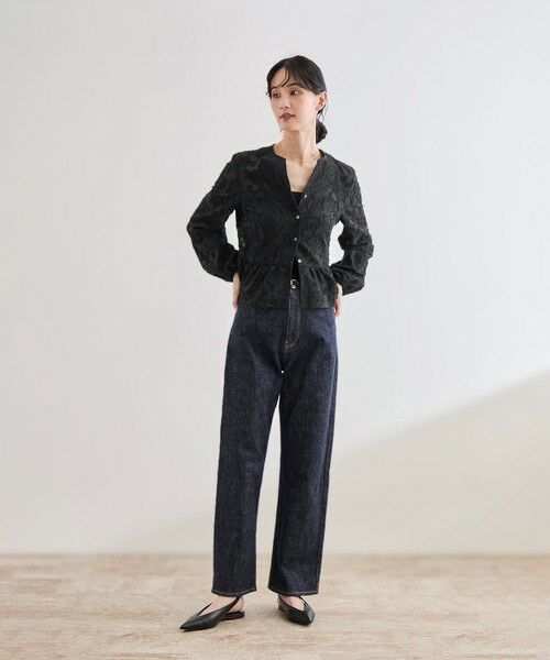 ROPE' / ロペ シャツ・ブラウス | ペプラムジャガードブラウス/イージーケア | 詳細29