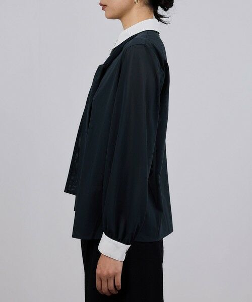 ROPE' / ロペ シャツ・ブラウス | シアートリコットボウタイシャツブラウス/イージーケア | 詳細15