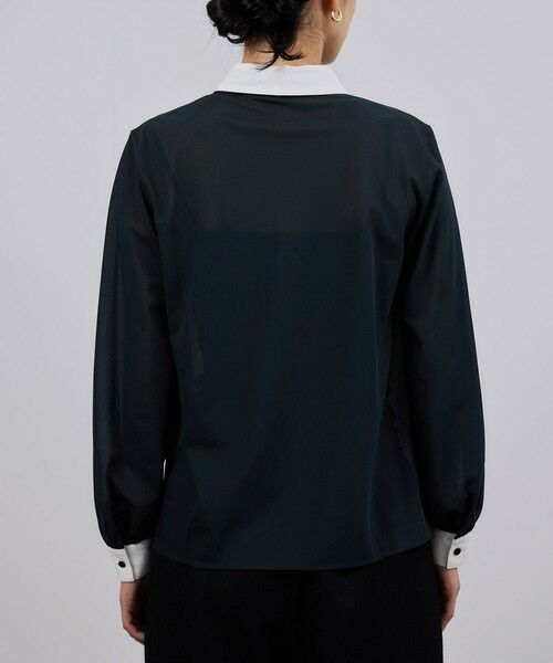 ROPE' / ロペ シャツ・ブラウス | シアートリコットボウタイシャツブラウス/イージーケア | 詳細16