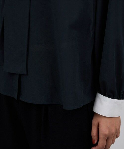 ROPE' / ロペ シャツ・ブラウス | シアートリコットボウタイシャツブラウス/イージーケア | 詳細22