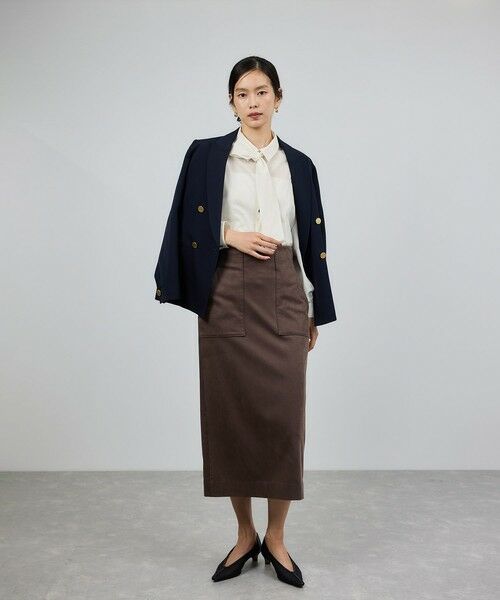 ROPE' / ロペ シャツ・ブラウス | シアートリコットボウタイシャツブラウス/イージーケア | 詳細5