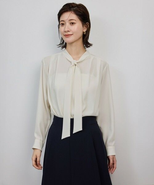 ROPE' / ロペ シャツ・ブラウス | ボウタイブラウス/イージーケア・25AW | 詳細13