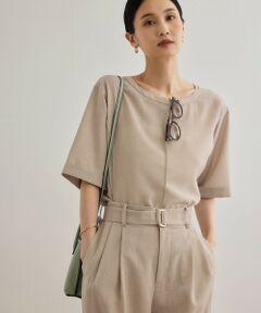 ROPE' / ロペ シャツ・ブラウス | 【WEB・一部店舗限定】リネンライクアウトシームプルオーバーブラウス/洗える