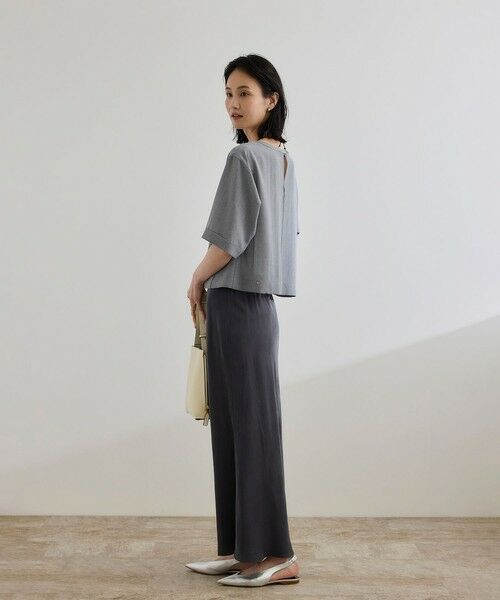 ROPE' / ロペ シャツ・ブラウス | 【WEB・一部店舗限定】リネンライクアウトシームプルオーバーブラウス/洗える | 詳細10