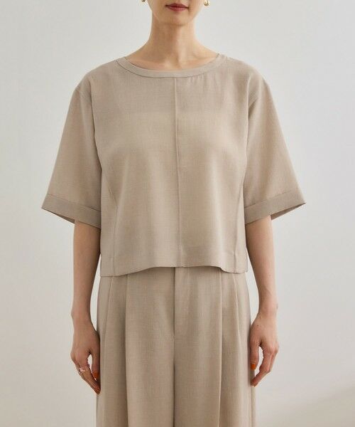 ROPE' / ロペ シャツ・ブラウス | 【WEB・一部店舗限定】リネンライクアウトシームプルオーバーブラウス/洗える | 詳細11
